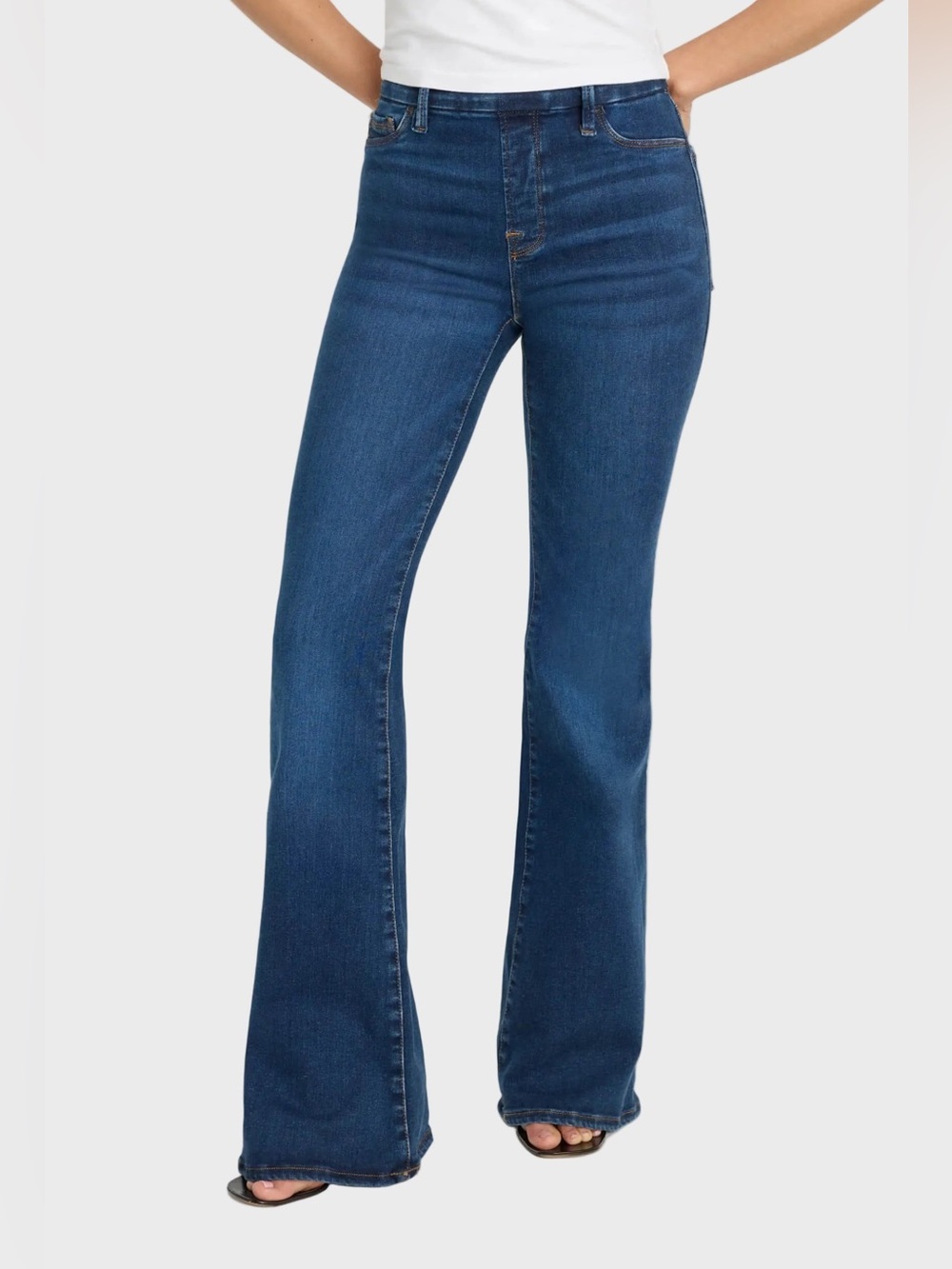 Good American Blue Flare Jeans Juniors Size 3 NWT